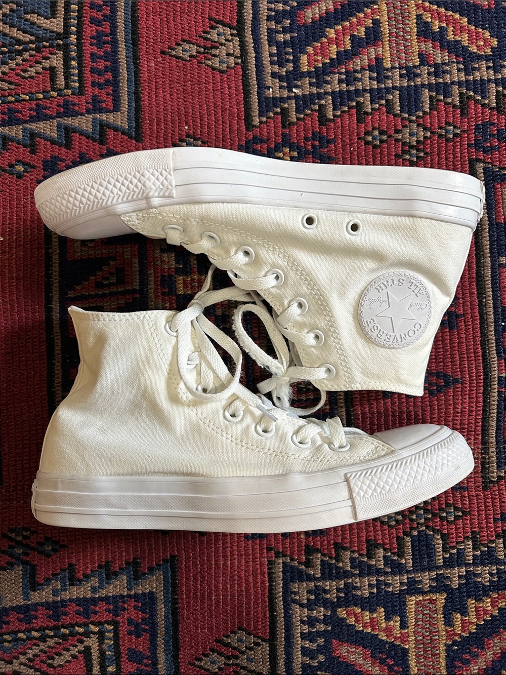 Madewell Converse Chuck High Top Offwhite Cream mens 6 woman’s 8 eur 39
